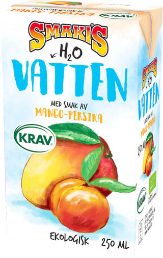 Smakis Vatten Mango Persika EKO KRAV