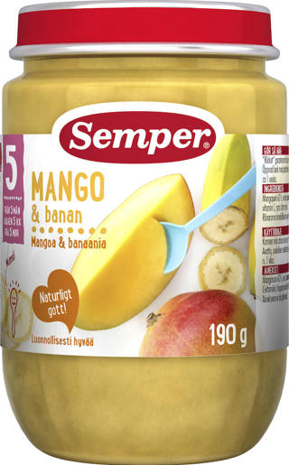 Mango & Banan 5 Mån