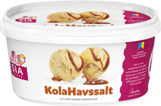 Gräddglass Kola med Havssalt