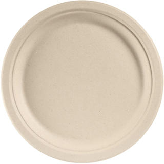Tallrik Bagasse Natur 26cm