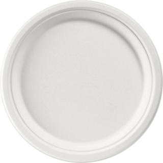Tallrik Bagasse Vit 26cm