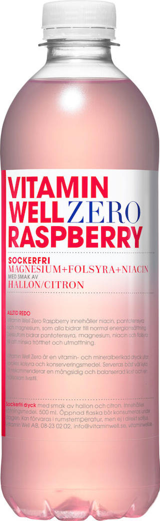 Vitamin Well Zero Raspberry PET