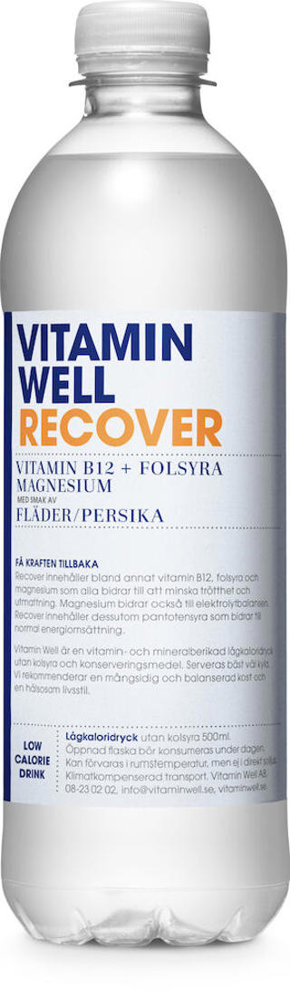 Vitamin Well Recover Fläder Persika PET