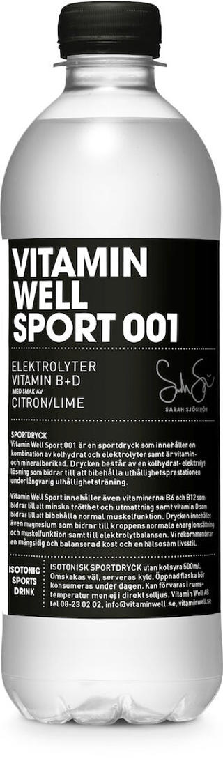 Vitamin Well Sport 001 PET