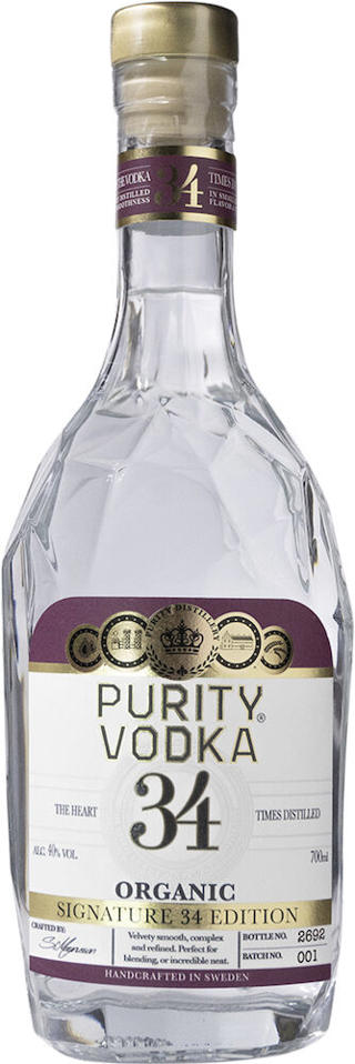 Purity Vodka Signature 34 Edition Organic EKO