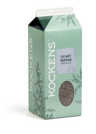 Svartpeppar Grovmalen