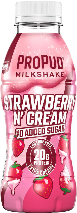 Proteinmilkshake Jordgubb Laktosfri