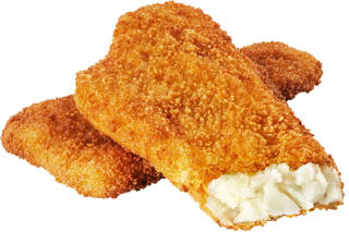 Vegansk fiskfilé panerad