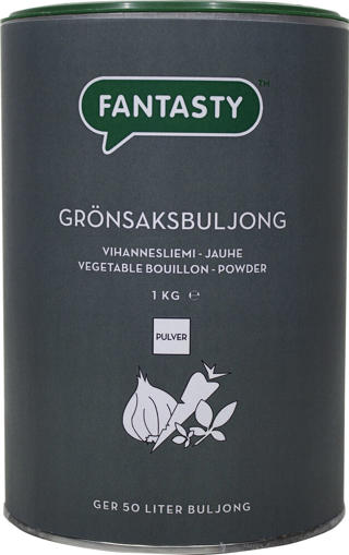 Grönsaksbuljong Pulver 0,99% Salt