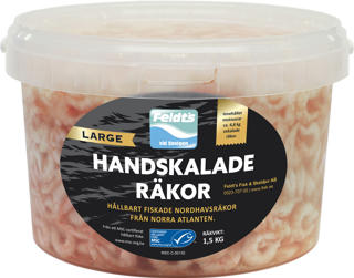 Handskalade Räkor i Lake Large MSC
