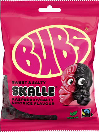 Hallon Lakrits Skalle Fairtrade