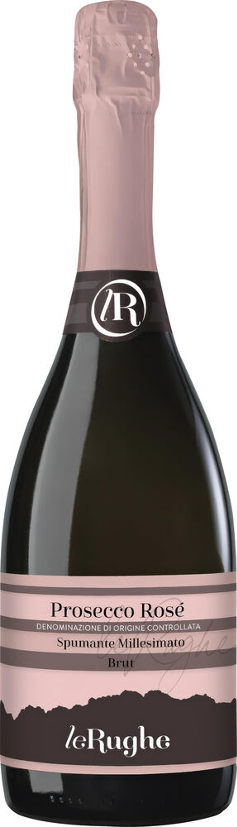 Le Rughe Prosecco DOC Rosè Brut Millesimato