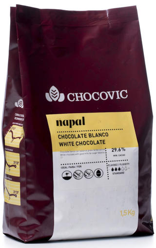 Vit Choklad Napal Pellets 29,6%