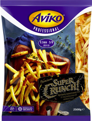 Pommes Super Crunch Med Skal 9,5 mm