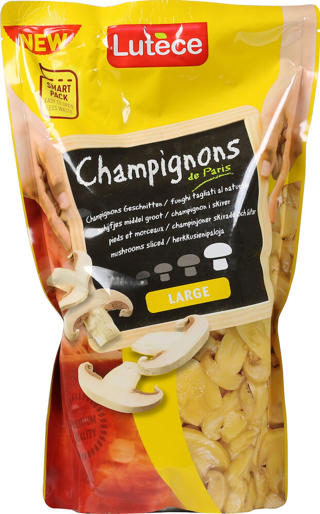 Champinjoner Skivade