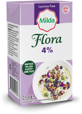 Flora Mat 4% Laktosfri