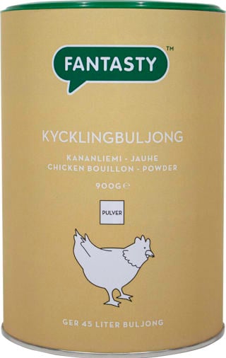 Höns kKckling Buljong Pulver 0,9% salt