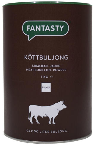 Köttbuljong pulver 1,07% Salt
