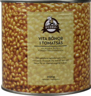 Vita Bönor i Tomatsås