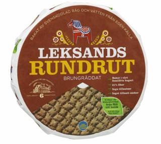 Rundrut Brungräddat Knäckebröd