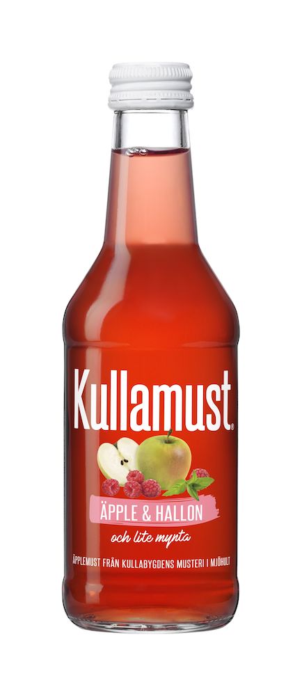 Äpplemust Hallon Mynta ENGL