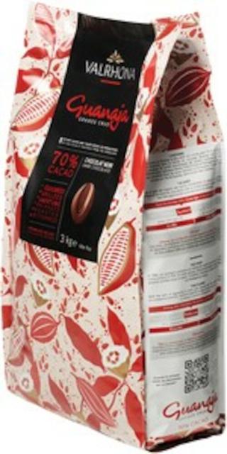Valrhona Guanaja Mörk Pellets 70%