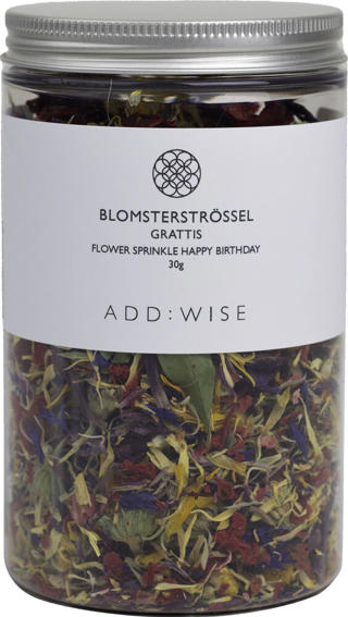 Blomsterströssel Grattis