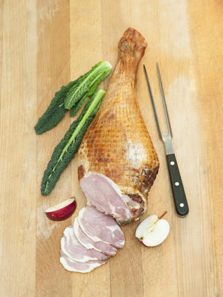 Lammfiol Rökt med Ben Chile