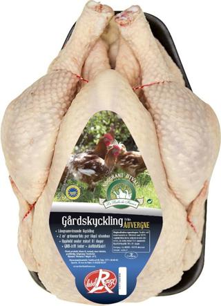 Gårdskyckling hel