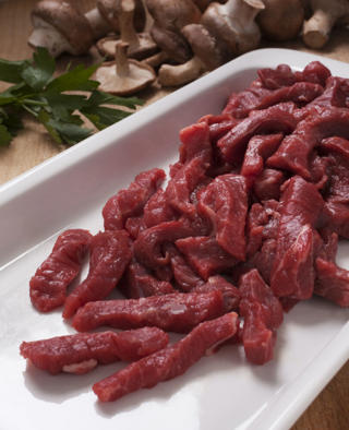 Nötbog Strimlad ca 15mm EKO KRAV Sverige