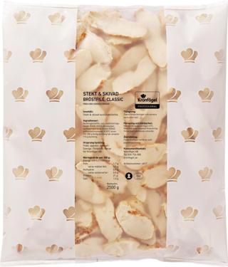 Kycklingfilé Stekt och Skivad