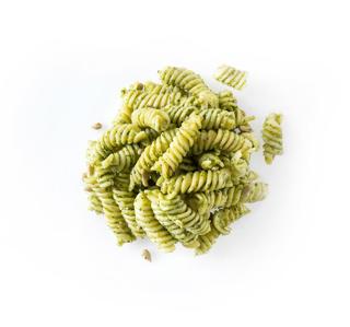 Basilikapasta med Solrosfrö