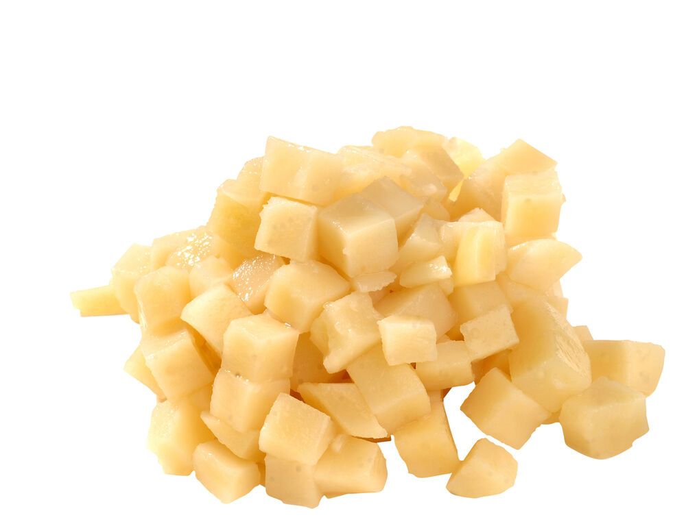 Potatis Tärnad Förkokt