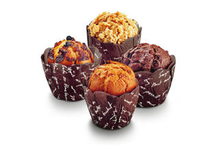Muffins 4 sorter 80g