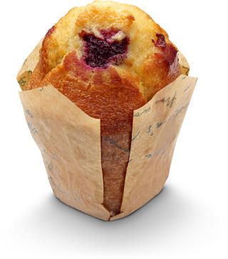 Hallonmuffin EKO 80g