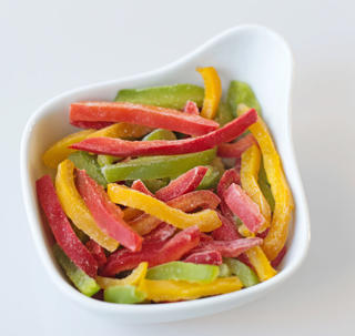 Paprikablandning Strimlad