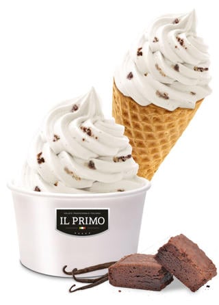 One-Shot Brownie & Vaniljglass