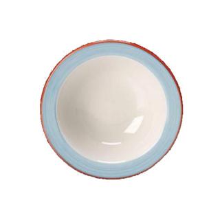 Rio blå tallrik djup Ø14cm