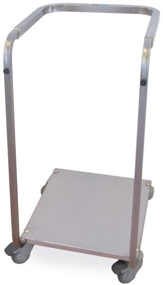 Säckvagn Flexi Rostfri 125L 440x495x855mm