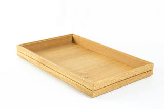 Trälåda GN 1/1 h4cm EK Linoljad