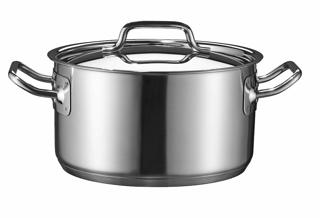 Kittel med lock rostfri Ø20cm 3L 11 cm