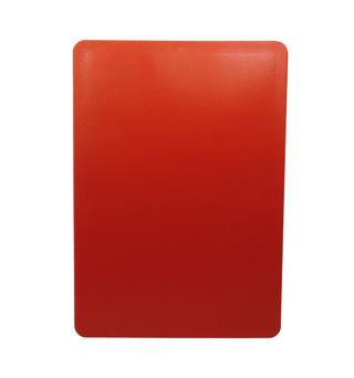 Skärbräda röd 35x25x1,1cm