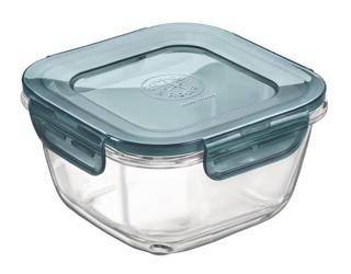 Förvaringsburk Glas med Plastlock Grå 14x14cm
75cl