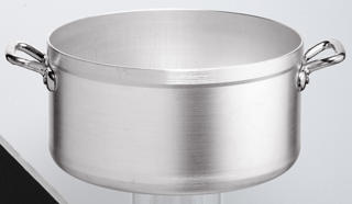 Kittel låg aluminium utan lock Ø40cm h20cm 25L