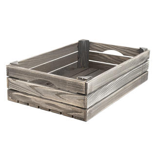 Trälåda Drivvedsfärgad Ek 42x27x11cm