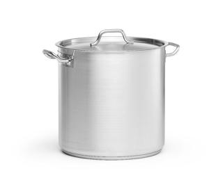 Kittel hög med lock rostfri Ø36cm h36cm 36L