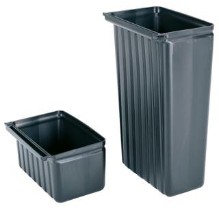 Avfallskorg plast (PP) Svart till Rullvagn
33x24x56cm