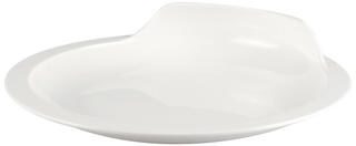 Funktionstallrik vit Ø24 PET