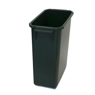 Tunna utan lock plast grön 28x55,5x58cm 60L