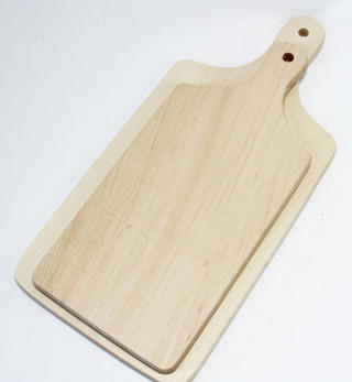 Skärbräda bok med handtag 42x19,5x1,7cm